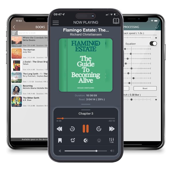 Download fo free audiobook Flamingo Estate: The Guide to Becoming Alive by Richard Christiansen and listen anywhere on your iOS devices in the ListenBook app.