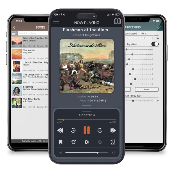Download fo free audiobook Flashman at the Alamo by Robert Brightwell and listen anywhere on your iOS devices in the ListenBook app.