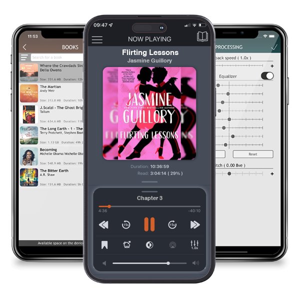 Download fo free audiobook Flirting Lessons by Jasmine Guillory and listen anywhere on your iOS devices in the ListenBook app.