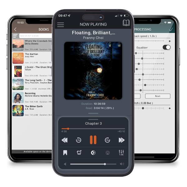 Download fo free audiobook Floating, Brilliant, Gone by Franny Choi and listen anywhere on your iOS devices in the ListenBook app.