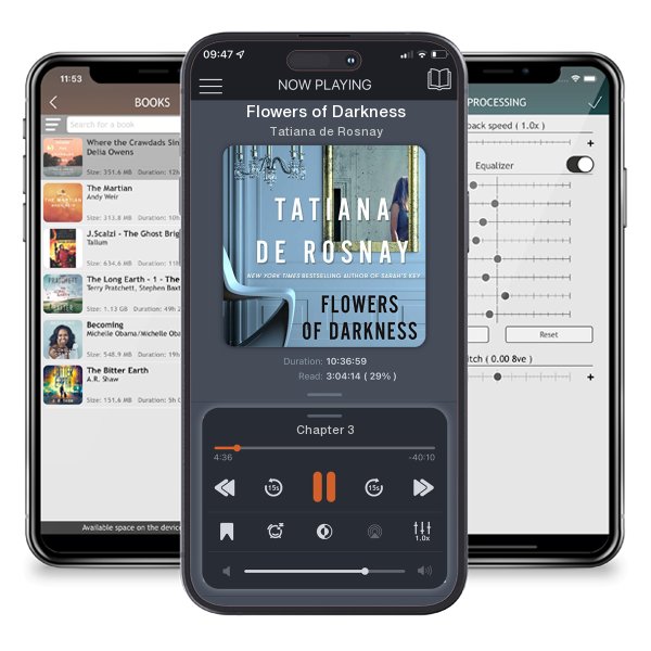 Download fo free audiobook Flowers of Darkness by Tatiana de Rosnay and listen anywhere on your iOS devices in the ListenBook app.