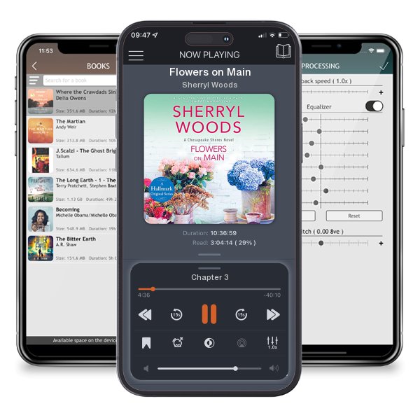 Download fo free audiobook Flowers on Main by Sherryl Woods and listen anywhere on your iOS devices in the ListenBook app.