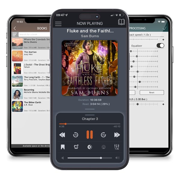 Download fo free audiobook Fluke and the Faithless Father by Sam Burns and listen anywhere on your iOS devices in the ListenBook app.