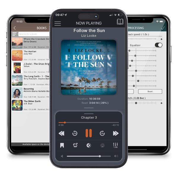 Download fo free audiobook Follow the Sun by Liz Locke and listen anywhere on your iOS devices in the ListenBook app.