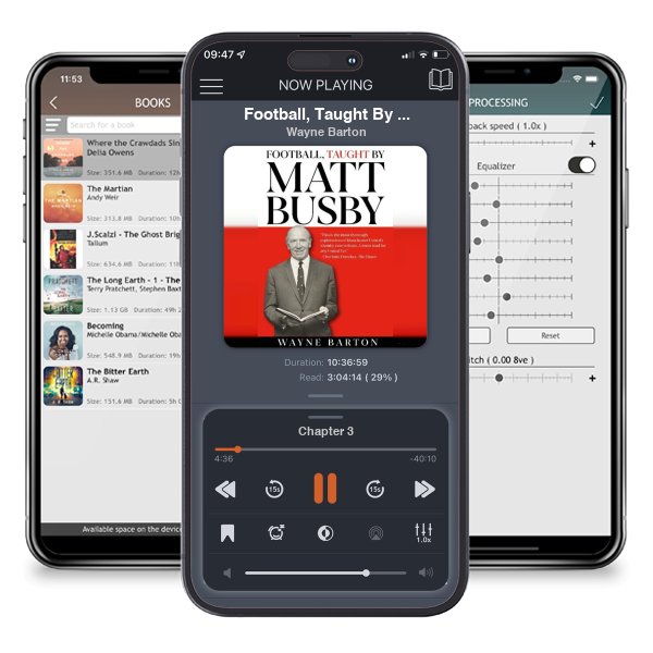 Download fo free audiobook Football, Taught By Matt Busby by Wayne Barton and listen anywhere on your iOS devices in the ListenBook app.