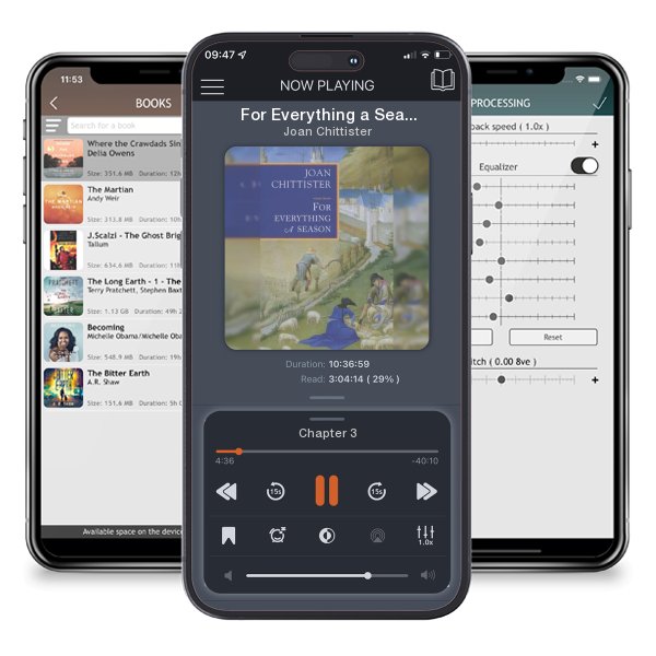 Download fo free audiobook For Everything a Season by Joan Chittister and listen anywhere on your iOS devices in the ListenBook app.