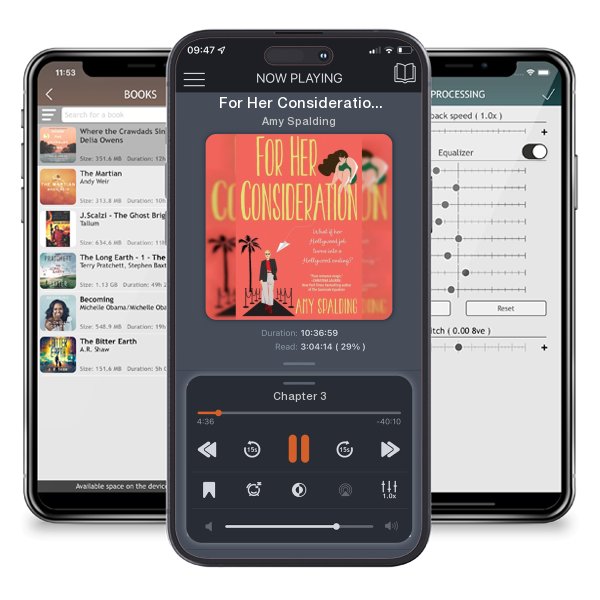 Download fo free audiobook For Her Consideration: An Enchanting and Memorable Love Story by Amy Spalding and listen anywhere on your iOS devices in the ListenBook app.