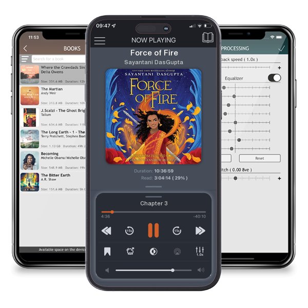 Download fo free audiobook Force of Fire by Sayantani DasGupta and listen anywhere on your iOS devices in the ListenBook app.