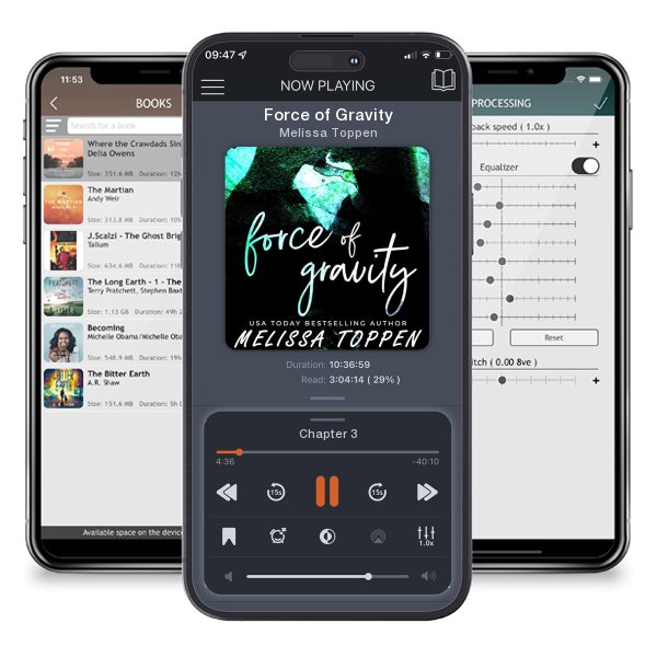 Download fo free audiobook Force of Gravity by Melissa Toppen and listen anywhere on your iOS devices in the ListenBook app.