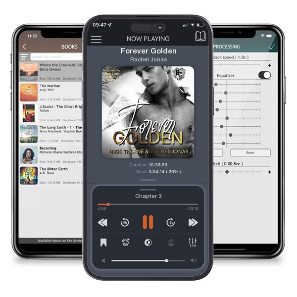 Download fo free audiobook Forever Golden by Rachel Jonas and listen anywhere on your iOS devices in the ListenBook app.