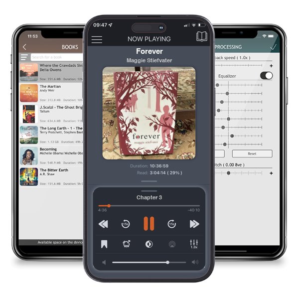 Download fo free audiobook Forever by Maggie Stiefvater and listen anywhere on your iOS devices in the ListenBook app.