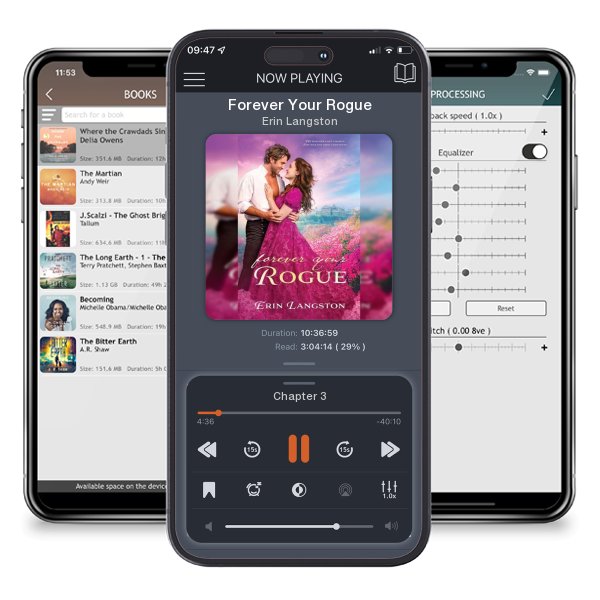 Download fo free audiobook Forever Your Rogue by Erin Langston and listen anywhere on your iOS devices in the ListenBook app.