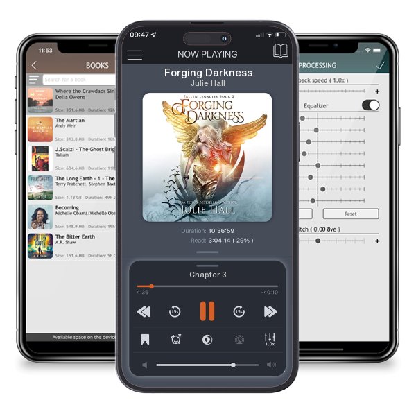 Download fo free audiobook Forging Darkness by Julie Hall and listen anywhere on your iOS devices in the ListenBook app.