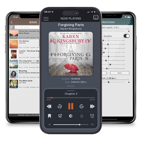 Download fo free audiobook Forgiving Paris by Karen Kingsbury and listen anywhere on your iOS devices in the ListenBook app.