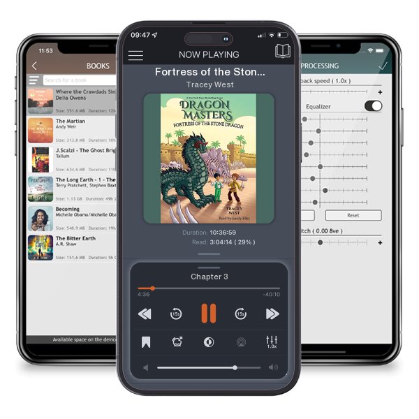 Download fo free audiobook Fortress of the Stone Dragon by Tracey West and listen anywhere on your iOS devices in the ListenBook app.