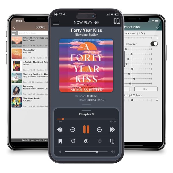 Download fo free audiobook Forty Year Kiss by Nickolas Butler and listen anywhere on your iOS devices in the ListenBook app.