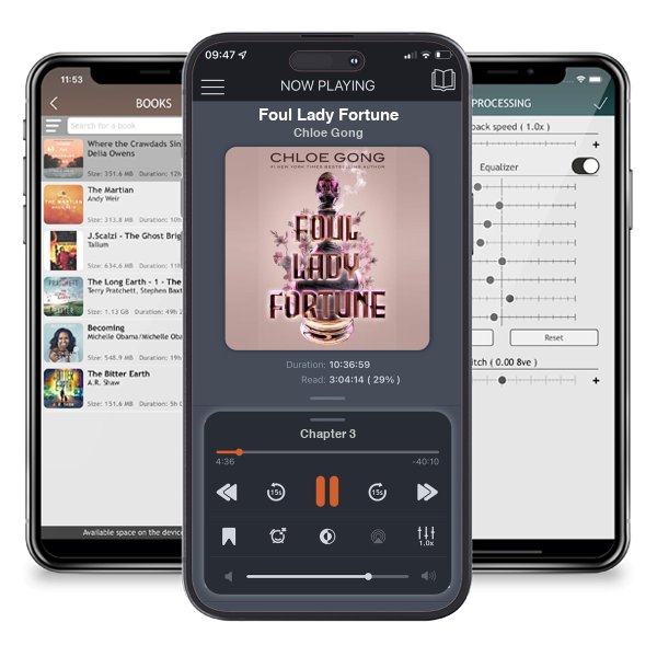 Download fo free audiobook Foul Lady Fortune by Chloe Gong and listen anywhere on your iOS devices in the ListenBook app.
