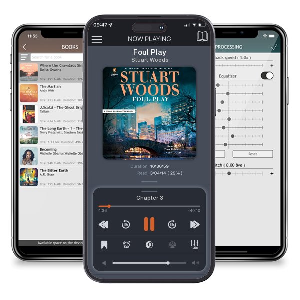 Download fo free audiobook Foul Play by Stuart Woods and listen anywhere on your iOS devices in the ListenBook app.