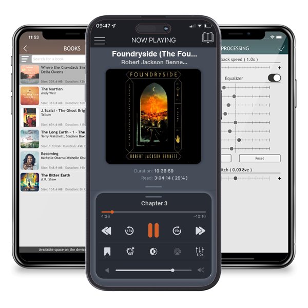 Download fo free audiobook Foundryside (The Founders Trilogy, #1) by Robert Jackson Bennett and listen anywhere on your iOS devices in the ListenBook app.