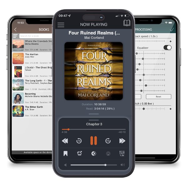 Download fo free audiobook Four Ruined Realms (The Broken Blades, #2) by Mai Corland and listen anywhere on your iOS devices in the ListenBook app.