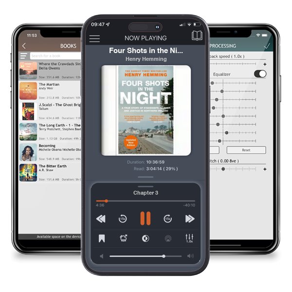 Download fo free audiobook Four Shots in the Night: A True Story of Stakeknife, Murder and Justice in Northern Ireland by Henry Hemming and listen anywhere on your iOS devices in the ListenBook app.