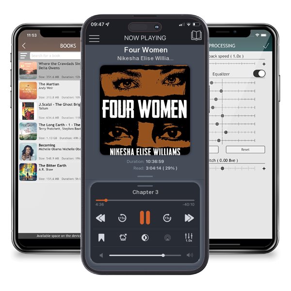 Download fo free audiobook Four Women by Nikesha Elise Williams and listen anywhere on your iOS devices in the ListenBook app.
