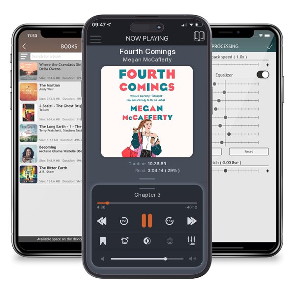 Download fo free audiobook Fourth Comings by Megan McCafferty and listen anywhere on your iOS devices in the ListenBook app.