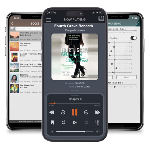 Download fo free audiobook Fourth Grave Beneath My Feet (Charley Davidson, #4) by Darynda Jones and listen anywhere on your iOS devices in the ListenBook app.