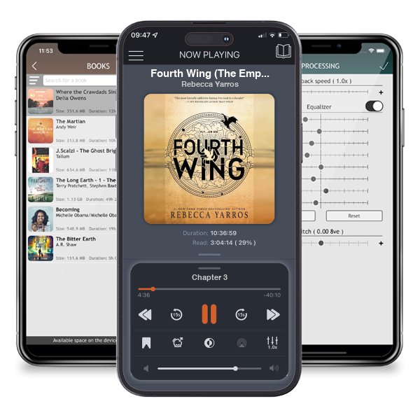 Download fo free audiobook Fourth Wing (The Empyrean Book 1) by Rebecca Yarros and listen anywhere on your iOS devices in the ListenBook app.