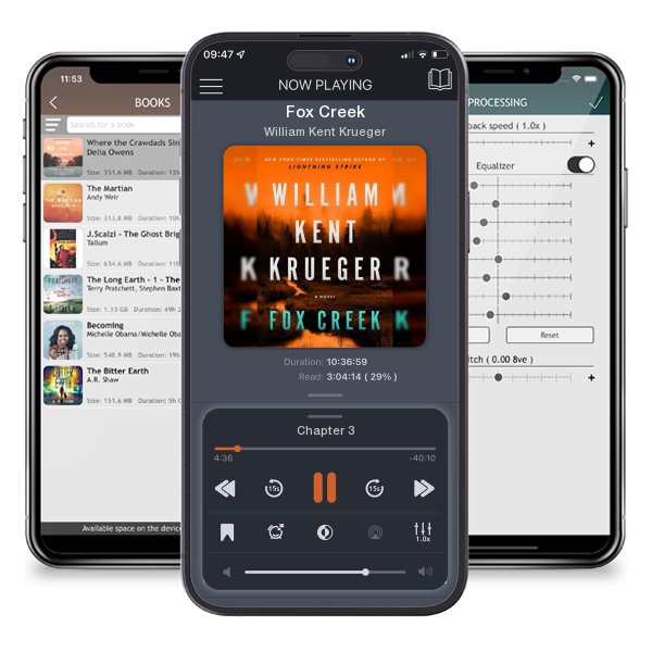 Download fo free audiobook Fox Creek by William Kent Krueger and listen anywhere on your iOS devices in the ListenBook app.
