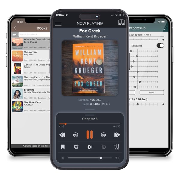 Download fo free audiobook Fox Creek by William Kent Krueger and listen anywhere on your iOS devices in the ListenBook app.