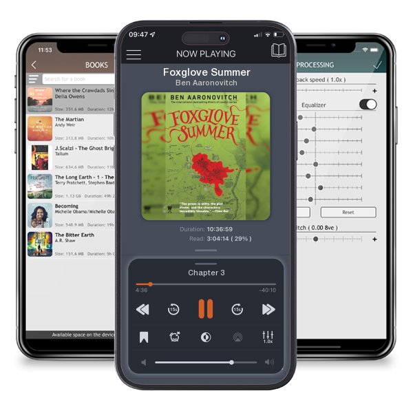 Download fo free audiobook Foxglove Summer by Ben Aaronovitch and listen anywhere on your iOS devices in the ListenBook app.