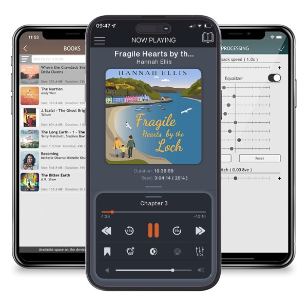Download fo free audiobook Fragile Hearts by the Loch by Hannah Ellis and listen anywhere on your iOS devices in the ListenBook app.