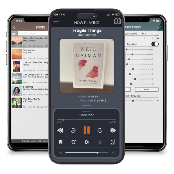 Download fo free audiobook Fragile Things by Neil Gaiman and listen anywhere on your iOS devices in the ListenBook app.