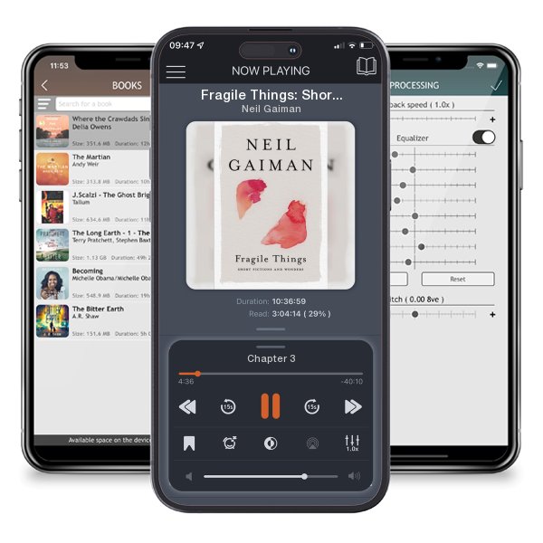 Download fo free audiobook Fragile Things: Short Fictions and Wonders by Neil Gaiman and listen anywhere on your iOS devices in the ListenBook app.