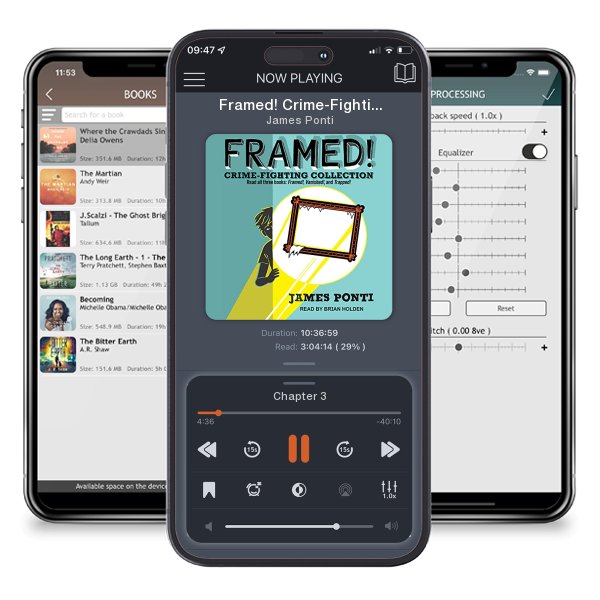 Download fo free audiobook Framed! Crime-Fighting Collection by James Ponti and listen anywhere on your iOS devices in the ListenBook app.