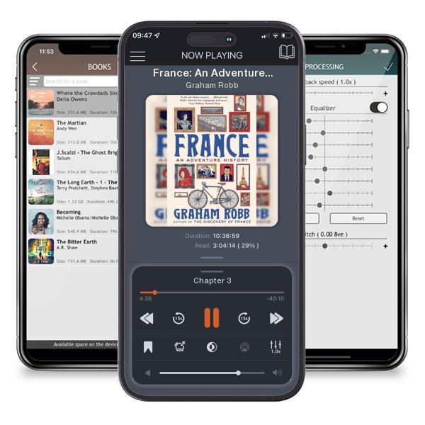 Download fo free audiobook France: An Adventure History by Graham Robb and listen anywhere on your iOS devices in the ListenBook app.