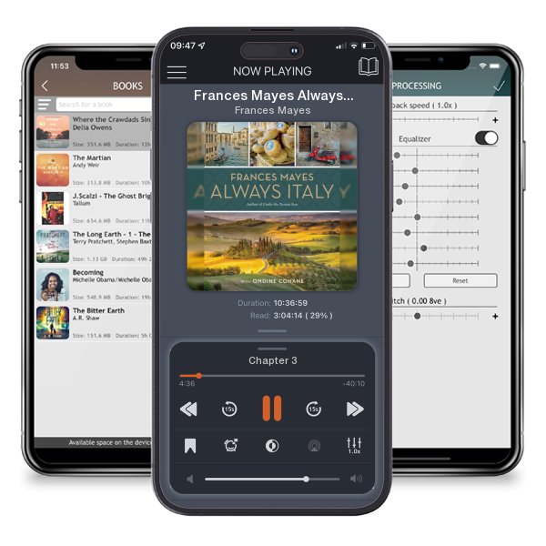 Download fo free audiobook Frances Mayes Always Italy by Frances Mayes and listen anywhere on your iOS devices in the ListenBook app.