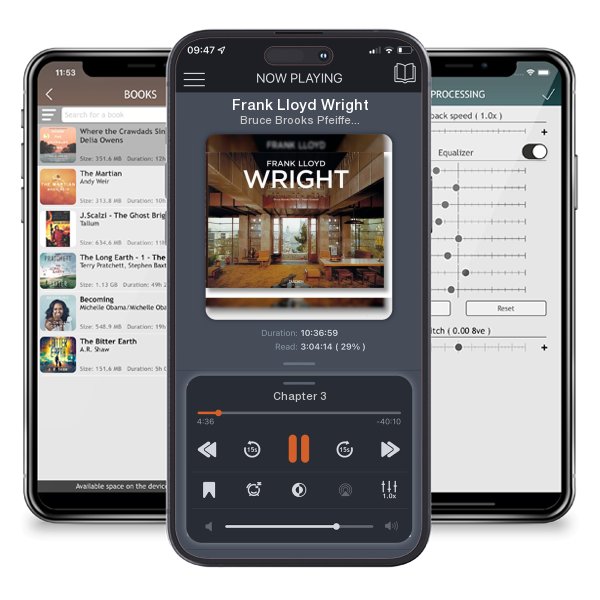 Download fo free audiobook Frank Lloyd Wright by Bruce Brooks Pfeiffer and listen anywhere on your iOS devices in the ListenBook app.