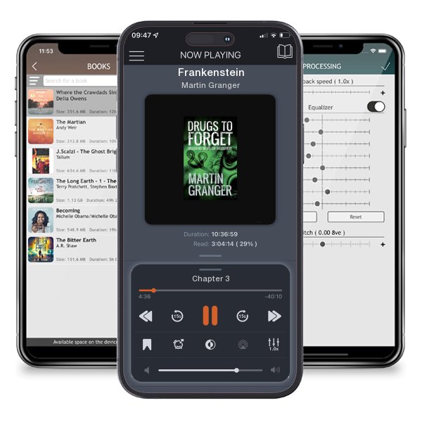 Download fo free audiobook Frankenstein by Martin Granger and listen anywhere on your iOS devices in the ListenBook app.
