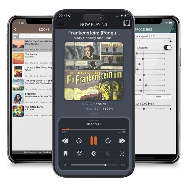 Download fo free audiobook Frankenstein: (Penguin Classics Deluxe Edition) by Mary Shelley and Daniel Clowes and listen anywhere on your iOS devices in the ListenBook app.