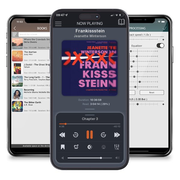 Download fo free audiobook Frankissstein by Jeanette Winterson and listen anywhere on your iOS devices in the ListenBook app.