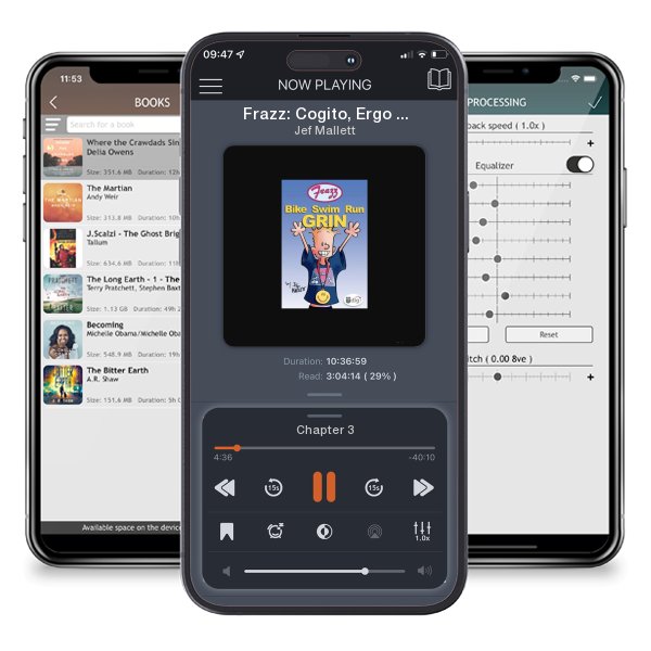 Download fo free audiobook Frazz: Cogito, Ergo Caulfield by Jef Mallett and listen anywhere on your iOS devices in the ListenBook app.