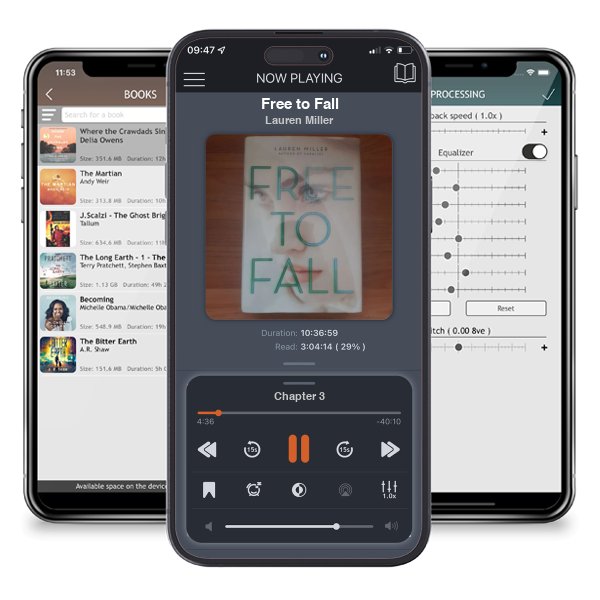 Download fo free audiobook Free to Fall by Lauren Miller and listen anywhere on your iOS devices in the ListenBook app.