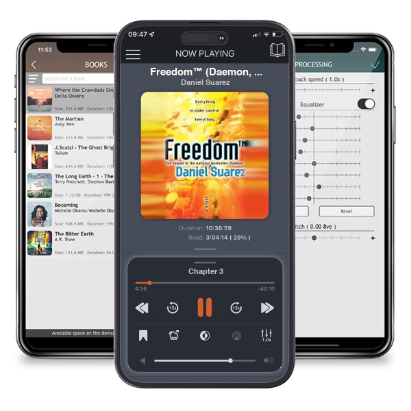 Download fo free audiobook Freedom™ (Daemon, #2) by Daniel Suarez and listen anywhere on your iOS devices in the ListenBook app.