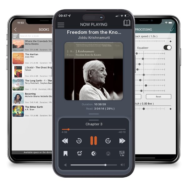 Download fo free audiobook Freedom from the Known by Jiddu Krishnamurti and listen anywhere on your iOS devices in the ListenBook app.