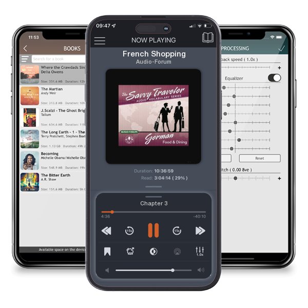 Download fo free audiobook French Shopping by Audio-Forum and listen anywhere on your iOS devices in the ListenBook app.