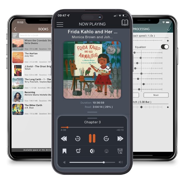 Download fo free audiobook Frida Kahlo and Her Animalitos by Monica Brown and John Parra and listen anywhere on your iOS devices in the ListenBook app.