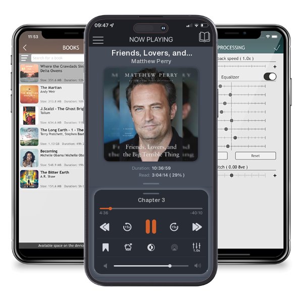 Download fo free audiobook Friends, Lovers, and the Big Terrible Thing: A Memoir by Matthew Perry and listen anywhere on your iOS devices in the ListenBook app.