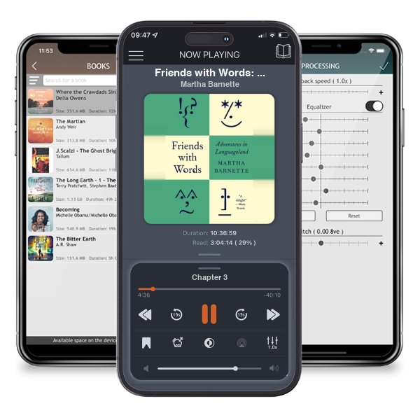 Download fo free audiobook Friends with Words: Adventures in Languageland by Martha Barnette and listen anywhere on your iOS devices in the ListenBook app.